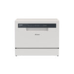 Lavavajillas compacto - Candy Rapido' CP 6E51LW, 6 servicios, 5 programas, 45 cm, Media carga, Blanco