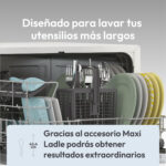 Lavavajillas compacto - Candy Rapido' CP 6E51LW, 6 servicios, 5 programas, 45 cm, Media carga, Blanco - Imagen 10