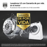 Lavadora secadora - LG F4DR5009A3W, Serie 500, 9kg/6kg, 1400 rpm, 12 programas, Blanco - Imagen 4
