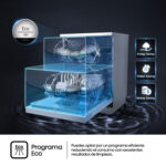 Lavavajillas - Hisense HS622E10X, 13 servicios, 7 Programas, 59.8 cm, Media carga, Inox - Imagen 6