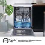 Lavavajillas - Hisense HS622E10X, 13 servicios, 7 Programas, 59.8 cm, Media carga, Inox - Imagen 7