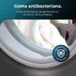 Lavadora carga frontal - Cecotec Bolero DressCode 10800 Inverter Steel A, 10 kg, 1400 rpm, Motor Inverter Plus, Detector de carga, Steel - Imagen 7