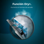 Lavavajillas - Cecotec Bolero Aguazero 6200 Inox D, 14 servicios, 6 programas, 60 cm, Electronic Aqua Stop, Turbo Dry+, Inox - Imagen 10