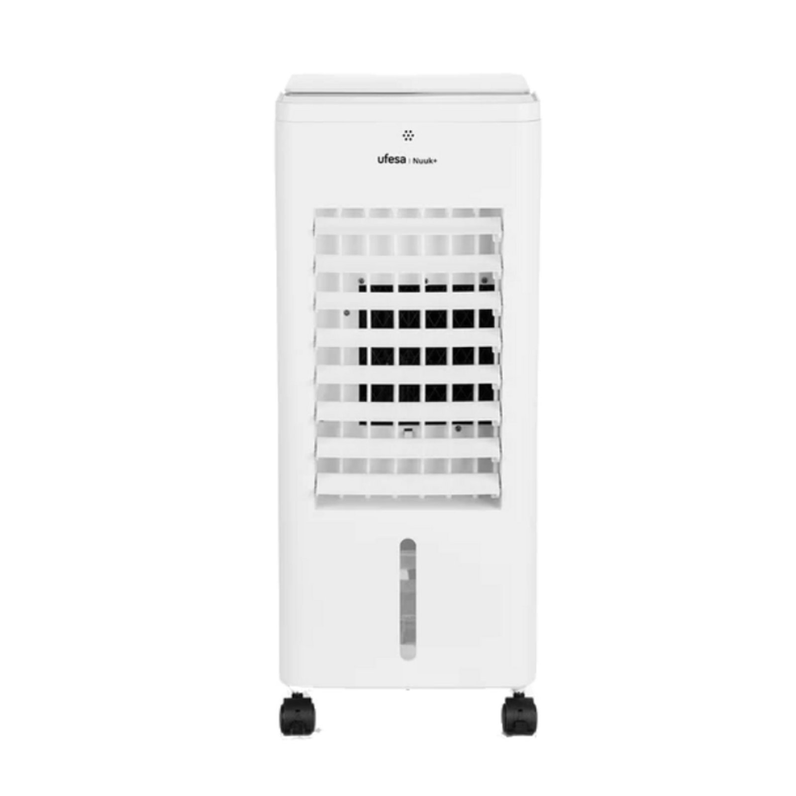 1568866-img1 Climatizador evaporativo - Ufesa Nuuk+, 61 W, 3 Velocidades, Mando a Distancia, Ruedas, Asa Transporte, Blanco - Imagen 1