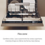 Lavavajillas integrable - Haier I-Pro Shine Series 6 XS 4A4M3PB, 14 servicios, 10 programas, 60 cm, Wi-Fi + Bluetooth, Sin panelar - Imagen 8