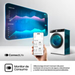 Lavadora carga frontal - Hisense WF3S9043BW3, 9 Kg, 1400 rpm, 14 programas, WiFi&Bluetooth, Clase A-30%, Blanco - Imagen 5