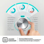 Lavadora carga frontal - Hisense WF3S9043BW3, 9 Kg, 1400 rpm, 14 programas, WiFi&Bluetooth, Clase A-30%, Blanco - Imagen 9