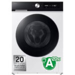 Lavadora carga frontal - Samsung WW11DB7B94GEU3, 11 kg, 1400 rpm, Autodosificación, AI EcoBubble™, Función WiFi con SmartThings™, Blanco