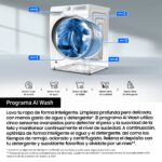 Lavadora carga frontal - Samsung WW90DG6U85LEU3, 9 kg, 1400 rpm, Autodosificación, AI EcoBubble™, AI Wash, Blanco - Imagen 9
