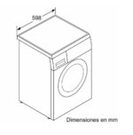 Lavadora carga frontal - Balay 3TS995BP, 9 kg, 1400 rpm, 4 programas, Motor Extra Silencio, Display LED, Blanco - Imagen 6