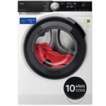 Lavadora carga frontal - AEG LFR9514L6U, 10 kg, 1400 rpm, 12 programas, AbsoluteCare, A ‐ 35%, Blanco
