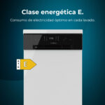 Lavavajillas compacto - Cecotec Bolero Aguazero 4201 E, 11 servicios, 6 programas, 45 cm, Dual Zone Wash, Inicio diferido, White - Imagen 7