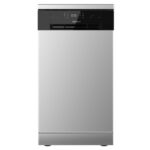 Lavavajillas compacto - Cecotec Bolero Aguazero 4201 Inox E, 11 servicios, 6 programas, 45 cm, Dual Zone Wash, Inicio diferido, Inox