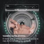 Lavadora Carga Frontal - Haier HW110-BD14397U1S X Series 11, 11Kg, 1400rpm, 16 Programas, Autodosificación, Wi-Fi, Blanco - Imagen 9