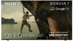 TV QLED 75" - Sony Bravia 7, XR | Mini LED, 4K HDR, Google Smart TV 2024, Gaming PS5, IMAX, Dolby Atmos/Vision, Chromecast, Airplay, 120Hz, 75XR70