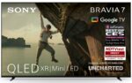 TV QLED 75" - Sony Bravia 7, XR | Mini LED, 4K HDR, Google Smart TV 2024, Gaming PS5, IMAX, Dolby Atmos/Vision, Chromecast, Airplay, 120Hz, 75XR70 - Imagen 2