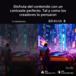 TV OLED 65" - Sony Bravia 8, 4K HDR, Google Smart TV 2024, Gaming PS5, IMAX Enhanced, Dolby Atmos/Vision, Chromecast, Apple Airplay, 120Hz, 65XR80 - Imagen 4