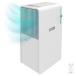Aire acondicionado portátil - Cecotec ForceClima 12650 Style Heating, 3000 fg/h, 23 m², 5 modos, Deshumidificador, Bomba de calor, Mando, White