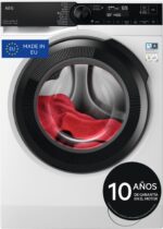 Lavadora carga frontal - AEG LFR7314O4C, 10 kg, 1400 rpm, 12 programas, Función Vapor, Tambor Care, PreciseWash, Blanco