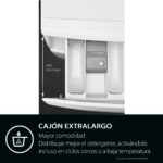 Lavadora carga frontal - AEG LFR7314O4C, 10 kg, 1400 rpm, 12 programas, Función Vapor, Tambor Care, PreciseWash, Blanco - Imagen 4