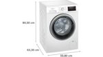 Lavadora carga frontal - Siemens WM12N265ES, IQ300, 8 kg, 1200 RPM, 18 programas, Smart Finish, Tambor waveDrum, Blanco - Imagen 6