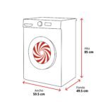 Lavadora carga frontal - ok. OWM 7123 A INV, 7 kg, 1400 rpm, 15 Programas, Motor Inverter, Función vapor, Blanco - Imagen 2