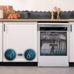 Lavavajillas - Cecotec Bolero Aguazero 6500 C, 15 servicios, 6 programas, 60 cm, Dual Zone Wash, Auto Open, Motor Inverter Plus, White - Imagen 6