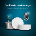 Lavavajillas - Cecotec Bolero Aguazero 6500 Inox C, 15 servicios, 6 programas, 60 cm, Dual Zone Wash, Auto Open, Motor Inverter Plus, Inox - Imagen 7