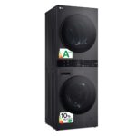 Lavadora secadora - LG WT1210BBF, Torre de lavado 12/10 kg, TurboWash™, Smart Pairing™, Inox grafito - Imagen 4