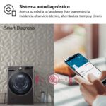 Lavadora carga frontal - LG F0P3CYV2E, 20 kg, 1000 rpm, 14 programas, AI Direct Drive™, TurboWash™360˚, Acero negro - Imagen 10