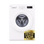 Lavadora carga frontal - LG F4X1008NWH, 8 kg, 1400 rpm, 10 programas, AI Direct Drive™, ThinQ™, Blanco Marfil