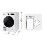 Lavadora secadora - SAMSUNG WD90DG5B15BE, 9 kg + 6 kg, Blanco - Imagen 4