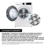 Lavadora secadora - SAMSUNG WD90DG5B15BE, 9 kg + 6 kg, Blanco - Imagen 9