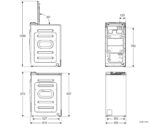 Lavadora carga superior - ok. OWM 6213 C, 6 kg, 1200 rpm, 15 Programas, Motor AC, Blanco - Imagen 8
