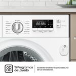 Lavadora integrable - Hisense WF3M841BWIES, 8 kg, 1400 rpm, 15 programas, Secado Allergy Care, Clase A, Sin Panelar - Imagen 10