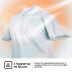 Lavadora secadora integrable - Hisense WD3M841BWIES , 8 kg /6 kg, 19 programas, Lavado Secado 1h, Inverter, Sin Panelar - Imagen 8