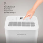 Deshumidificador - Ufesa Wellness Dry 1000, 2 l, 40 m², Deshumidifica 10 litros/día, Temporizador ajustable 24h, 2 velocidades ventilación, Blanco - Imagen 3