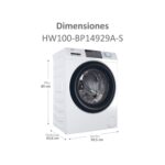 Lavadora carga frontal - Haier I-Pro Series 1 HW100-BP14929A-S, 10 kg, 1400 rpm, Motor Inverter, Antibacterias, Blanco - Imagen 4