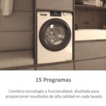 Lavadora carga frontal - Haier I-Pro Series 1 HW100-BP14929A-S, 10 kg, 1400 rpm, Motor Inverter, Antibacterias, Blanco - Imagen 7