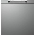 Lavavajillas - Fagor 4LVF-623X, 12 Servicios, 6 Programas, 59.8 cm Ancho, Bloqueo Infantil, Autolimpiado, Media Carga, Inox