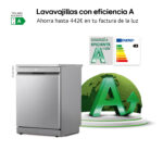 Lavavajillas - LG DF587HVS, 10 servicios, 10 programas, 60 cm, Lavado a vapor, Acero antihuellas - Imagen 5