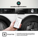 Lavadora carga frontal - Hisense WF3S1043BW3, 10 kg, 1400 rpm, 19 programas, A-20%, WiFi, Blanco - Imagen 6