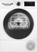 Secadora bomba de calor - Bosch WQG245D0ES, Serie 6, 9 kg, 15 programas, AutoDry, Condensador Autolimpiante, Blanco