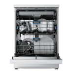 Lavavajillas - Cecotec Bolero Aguazero 6210 D, 15 cubiertos, 14 programas, 60 cm, Tercera bandeja, Pantalla FullColor XXL, Dual Zone Wash, White - Imagen 6