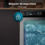 Lavavajillas - Cecotec Bolero Aguazero 6210 Dark D, 15 cubiertos, 14 programas, 60 cm, Tercera bandeja, Pantalla FullColor XXL, Dual Zone Wash, Grey - Imagen 6