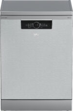 Lavavajillas - Beko BDFN36650XC, 16 Servicios, 11 Programas, Ancho 59.8 cm, Inox