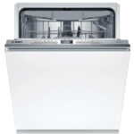 Lavavajillas integrable - Bosch SMV4ECX28E,Serie 4, 14 servicios, 6 programas, 60 cm, Home Connect, Silence Plus, Sin panelar