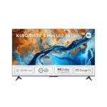 TV Mini LED 55" - XIAOMI S Mini 55 2025, UHD 4K, Quad Core Cortex-A73, Smart TV, DVB-T2 (H.265), Gris cepillado