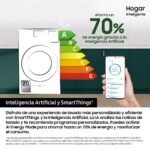 Lavadora secadora - Samsung WD18DB8995BZT2, 18 kg + 11 kg, 1000 rpm, 22 programas, AI Laundry Combo™, Clase A, Antracita - Imagen 4