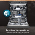 Lavavajillas libre instalación 60 cm - CECOTEC Bolero Aguazero 6800 Dark A, 14 servicios, 8 programas, 60 cm, Multicolor - Imagen 2